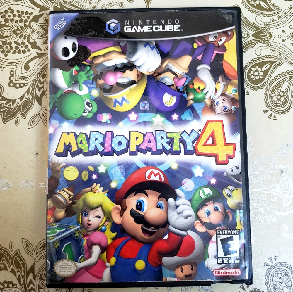 Vintage Nintendo GameCube Mario Party 4 - Case Only